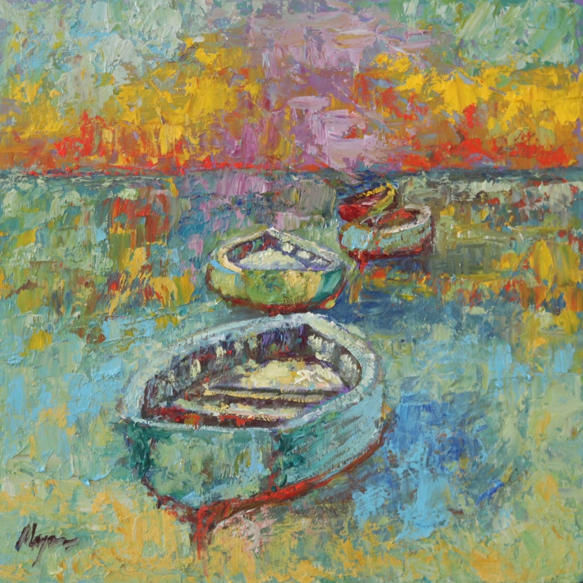 I Drew a Boat, It Drew Me in, One Main Sail, a Guiding Wind ll (Print)