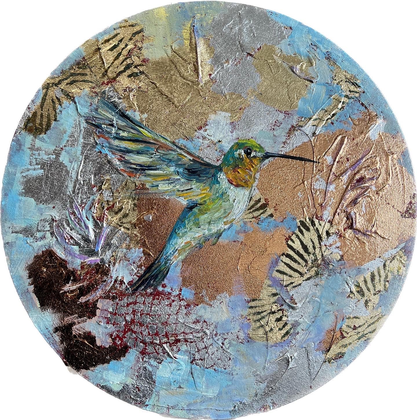 Hummingbird carrying our hopes for love |