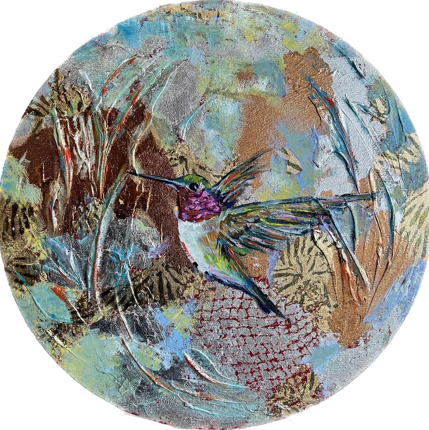 Hummingbird carrying our hopes for love |